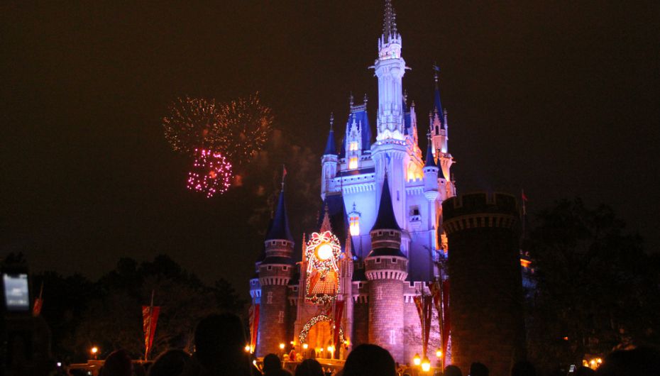Firework at Disneyland Tokyo